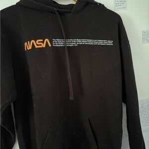 NASA Logo Black Hoodie